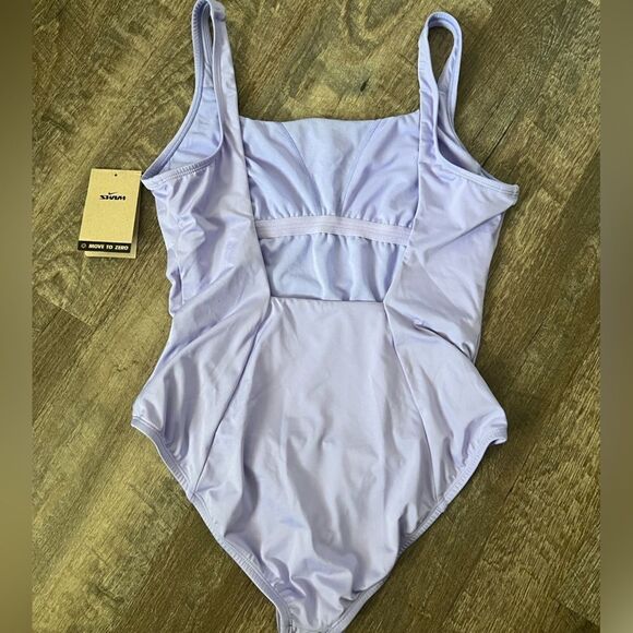 Nike Women's Essential Solid U Back One Piece Swimsuit-Size Large - Picture 5 of 9